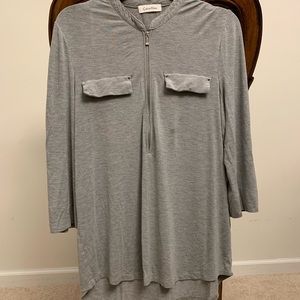 ⭐️Calvin Klein Half Zip Blouse